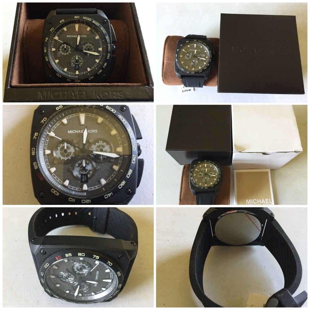 NWT Michael Kors Jet- Master Men’s Watch